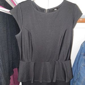 Target black peplum dress